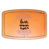 Faux Leather Engravable Patch - Curved Rectangle Thumbnail