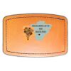 Faux Leather Engravable Patch - Curved Rectangle Thumbnail