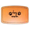 Faux Leather Engravable Patch - Curved Rectangle Thumbnail