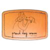 Faux Leather Engravable Patch - Curved Rectangle Thumbnail