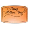 Faux Leather Engravable Patch - Curved Rectangle Thumbnail