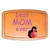 Faux Leather Engravable Patch - Curved Rectangle Thumbnail