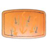 Faux Leather Engravable Patch - Curved Rectangle Thumbnail