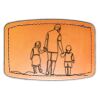 Faux Leather Engravable Patch - Curved Rectangle Thumbnail