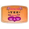 Faux Leather Engravable Patch - Curved Rectangle Thumbnail