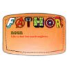 Faux Leather Engravable Patch - Curved Rectangle Thumbnail
