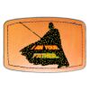 Faux Leather Engravable Patch - Curved Rectangle Thumbnail
