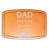 Faux Leather Engravable Patch - Curved Rectangle Thumbnail