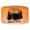 Faux Leather Engravable Patch - Curved Rectangle Thumbnail