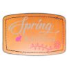Faux Leather Engravable Patch - Curved Rectangle Thumbnail