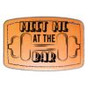 Faux Leather Engravable Patch - Curved Rectangle Thumbnail