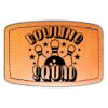 Faux Leather Engravable Patch - Curved Rectangle Thumbnail