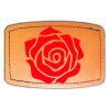Faux Leather Engravable Patch - Curved Rectangle Thumbnail