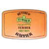 Faux Leather Engravable Patch - Curved Rectangle Thumbnail