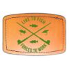 Faux Leather Engravable Patch - Curved Rectangle Thumbnail