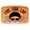 Faux Leather Engravable Patch - Curved Rectangle Thumbnail