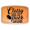 Faux Leather Engravable Patch - Curved Rectangle Thumbnail