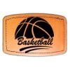 Faux Leather Engravable Patch - Curved Rectangle Thumbnail