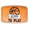 Faux Leather Engravable Patch - Curved Rectangle Thumbnail