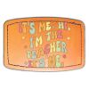 Faux Leather Engravable Patch - Curved Rectangle Thumbnail
