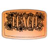 Faux Leather Engravable Patch - Curved Rectangle Thumbnail