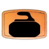 Faux Leather Engravable Patch - Curved Rectangle Thumbnail