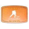 Faux Leather Engravable Patch - Curved Rectangle Thumbnail