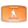 Faux Leather Engravable Patch - Curved Rectangle Thumbnail