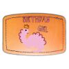 Faux Leather Engravable Patch - Curved Rectangle Thumbnail