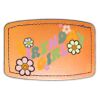 Faux Leather Engravable Patch - Curved Rectangle Thumbnail