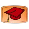 Faux Leather Engravable Patch - Curved Rectangle Thumbnail