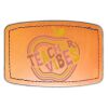 Faux Leather Engravable Patch - Curved Rectangle Thumbnail