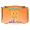 Faux Leather Engravable Patch - Curved Rectangle Thumbnail