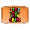 Faux Leather Engravable Patch - Curved Rectangle Thumbnail