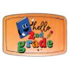 Faux Leather Engravable Patch - Curved Rectangle Thumbnail