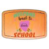 Faux Leather Engravable Patch - Curved Rectangle Thumbnail