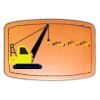 Faux Leather Engravable Patch - Curved Rectangle Thumbnail