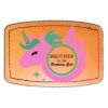 Faux Leather Engravable Patch - Curved Rectangle Thumbnail