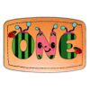 Faux Leather Engravable Patch - Curved Rectangle Thumbnail