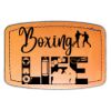 Faux Leather Engravable Patch - Curved Rectangle Thumbnail