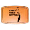 Faux Leather Engravable Patch - Curved Rectangle Thumbnail