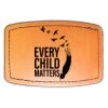 Faux Leather Engravable Patch - Curved Rectangle Thumbnail