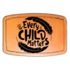 Faux Leather Engravable Patch - Curved Rectangle Thumbnail