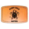 Faux Leather Engravable Patch - Curved Rectangle Thumbnail