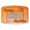 Faux Leather Engravable Patch - Curved Rectangle Thumbnail