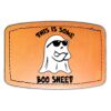 Faux Leather Engravable Patch - Curved Rectangle Thumbnail