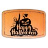 Faux Leather Engravable Patch - Curved Rectangle Thumbnail