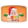 Faux Leather Engravable Patch - Curved Rectangle Thumbnail