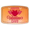 Faux Leather Engravable Patch - Curved Rectangle Thumbnail