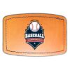 Faux Leather Engravable Patch - Curved Rectangle Thumbnail